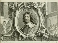 An illustration from La vie des peintres flamands, allemands et hollandois : avec des portraits gravés en taille-douche, une indication de leurs principaux ouvrages, & des réflexions sur leurs différentes manieres (1753)