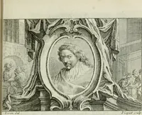 An illustration from La vie des peintres flamands, allemands et hollandois : avec des portraits gravés en taille-douche, une indication de leurs principaux ouvrages, & des réflexions sur leurs différentes manieres (1753)