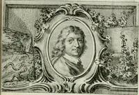 An illustration from La vie des peintres flamands, allemands et hollandois : avec des portraits gravés en taille-douche, une indication de leurs principaux ouvrages, & des réflexions sur leurs différentes manieres (1753)
