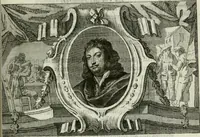 An illustration from La vie des peintres flamands, allemands et hollandois : avec des portraits gravés en taille-douche, une indication de leurs principaux ouvrages, & des réflexions sur leurs différentes manieres (1753)