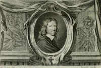 An illustration from La vie des peintres flamands, allemands et hollandois : avec des portraits gravés en taille-douche, une indication de leurs principaux ouvrages, & des réflexions sur leurs différentes manieres (1753)
