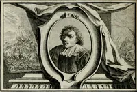 An illustration from La vie des peintres flamands, allemands et hollandois : avec des portraits gravés en taille-douche, une indication de leurs principaux ouvrages, & des réflexions sur leurs différentes manieres (1753)