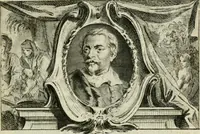 An illustration from La vie des peintres flamands, allemands et hollandois : avec des portraits gravés en taille-douche, une indication de leurs principaux ouvrages, & des réflexions sur leurs différentes manieres (1753)