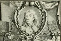 An illustration from La vie des peintres flamands, allemands et hollandois : avec des portraits gravés en taille-douche, une indication de leurs principaux ouvrages, & des réflexions sur leurs différentes manieres (1753)