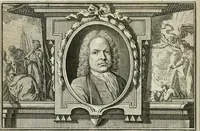 An illustration from La vie des peintres flamands, allemands et hollandois : avec des portraits gravés en taille-douche, une indication de leurs principaux ouvrages, & des réflexions sur leurs différentes manieres (1753)