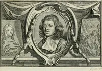 An illustration from La vie des peintres flamands, allemands et hollandois : avec des portraits gravés en taille-douche, une indication de leurs principaux ouvrages, & des réflexions sur leurs différentes manieres (1753)