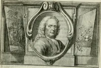 An illustration from La vie des peintres flamands, allemands et hollandois : avec des portraits gravés en taille-douche, une indication de leurs principaux ouvrages, & des réflexions sur leurs différentes manieres (1753)