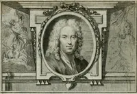 An illustration from La vie des peintres flamands, allemands et hollandois : avec des portraits gravés en taille-douche, une indication de leurs principaux ouvrages, & des réflexions sur leurs différentes manieres (1753)