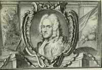 An illustration from La vie des peintres flamands, allemands et hollandois : avec des portraits gravés en taille-douche, une indication de leurs principaux ouvrages, & des réflexions sur leurs différentes manieres (1753)