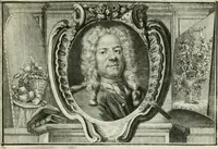 An illustration from La vie des peintres flamands, allemands et hollandois : avec des portraits gravés en taille-douche, une indication de leurs principaux ouvrages, & des réflexions sur leurs différentes manieres (1753)