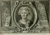 An illustration from La vie des peintres flamands, allemands et hollandois : avec des portraits gravés en taille-douche, une indication de leurs principaux ouvrages, & des réflexions sur leurs différentes manieres (1753)