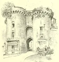 An illustration from La Vieille France, texte, dessins et lithographies: La Touraine (1900)