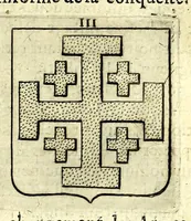 Picture 11 of 105 from La vraye et parfaite science des armoiries, ou, L'Indice armorial de feu maistre Louuan Geliot ... : apprenant et expliquant sommairement les mots & figures dont on se sert au blason des armoiries, & l'origine d'icelles : augmenté de nombre de termes & enrichy de grande multitude d'exemples des armes des familles tant françoise qu'estrangeres, des institutions, des ordres & de leurs colliers, des marques des dignités & charges, des ornemens des escus, de l'office des roys, des herauds, & des poursuiuans d'armes, & autres curiosités despendantes des armoiries ... (1664), leaf 101