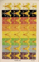 An illustration from The laws of contrast of colour : and their application to the arts of painting, decoration of buildings, mosaic work, tapestry and carpet weaving, calico printing, dress, paper staining, printing, military clothing, illumination, landscape, and flower gardening, &c. (1861)