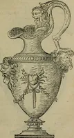 An illustration from Lazari Bayfii annotationes in L.II. : De captivis, et postliminio reversis. in qvibvs tractatvr de re navali : eivsdem annotationes in tractatum de auro & argeto leg. quibus, vestimentoru, & vasculorum genera explicantur. Antonii Thylesii de coloribus libellus, à coloribus vestium non alienus (1536)