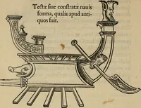 Picture 12 of 35 from Lazari Bayfii annotationes in L.II. : De captivis, et postliminio reversis. in qvibvs tractatvr de re navali : eivsdem annotationes in tractatum de auro & argeto leg. quibus, vestimentoru, & vasculorum genera explicantur. Antonii Thylesii de coloribus libellus, à coloribus vestium non alienus (1536), leaf 41