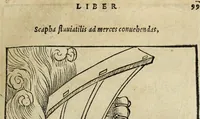 Picture 16 of 43 from Lazari Bayfii annotationes in legem II : De captiuis & postliminio reuersis, in quibus tractatur De re nauali, per autorem recognitæ : eivsdem annotationes in tractatum De auro & argento legato, quibus vestimẽtoru ̃& vasculorũ genera explicat̃ur : his omnibus imagines ab antiquissimis monumentis desumptas ad argumenti declaratione ̃subiunximus. Item Antonii Thylesii De coloribus libellus, à coloribus uestium non alienus (1537), leaf 102