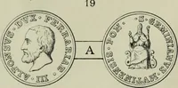 An illustration from La zecca di Modena nei periodi comunale ed estense (1884)