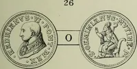 An illustration from La zecca di Modena nei periodi comunale ed estense (1884)