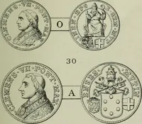 An illustration from La zecca di Modena nei periodi comunale ed estense (1884)