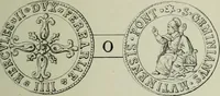 An illustration from La zecca di Modena nei periodi comunale ed estense (1884)