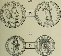 An illustration from La zecca di Modena nei periodi comunale ed estense (1884)
