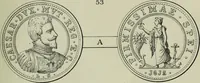 An illustration from La zecca di Modena nei periodi comunale ed estense (1884)