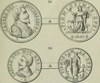 An illustration from La zecca di Modena nei periodi comunale ed estense (1884)