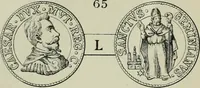 An illustration from La zecca di Modena nei periodi comunale ed estense (1884)