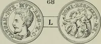 An illustration from La zecca di Modena nei periodi comunale ed estense (1884)