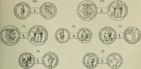 An illustration from La zecca di Modena nei periodi comunale ed estense (1884)
