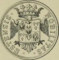 An illustration from La zecca di Modena nei periodi comunale ed estense (1884)