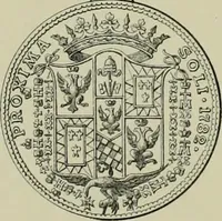 An illustration from La zecca di Modena nei periodi comunale ed estense (1884)