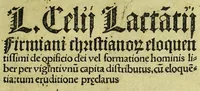 An illustration from L. Celij Lacta[n]tij Frimiani chritstiano[rum] eloquentissimi De opificio Dei, vel, Formatione homin (1506)