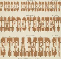 An illustration from Specimens of chromatic wood type, borders, etc. manufactured by Wm. H. Page & Co. (1874)