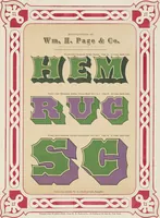 Picture 27 of 70 from Specimens of chromatic wood type, borders, etc. manufactured by Wm. H. Page & Co. (1874), leaf 44