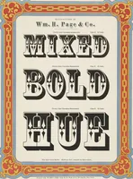 Picture 32 of 70 from Specimens of chromatic wood type, borders, etc. manufactured by Wm. H. Page & Co. (1874), leaf 50