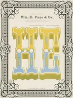 Picture 44 of 70 from Specimens of chromatic wood type, borders, etc. manufactured by Wm. H. Page & Co. (1874), leaf 64