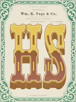 Picture 54 of 70 from Specimens of chromatic wood type, borders, etc. manufactured by Wm. H. Page & Co. (1874), leaf 77