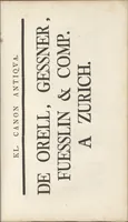 Picture 2 of 3 from Épreuves des caracteres de la fonderie de Orell, Gessner, Fueslin [sic] & Compagnue a Zuric [sic] (1782), leaf 74
