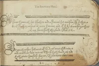 An illustration from Directions for writing (1656)