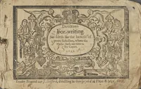 An illustration from Directions for writing (1656)