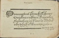 An illustration from Directions for writing (1656)
