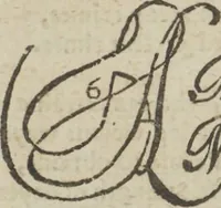 An illustration from Directions for writing (1656)