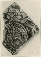 An illustration from Lead glazed pottery. Part first (common clays): plain glazed, sgraffito and slip-decorated wares (1907)
