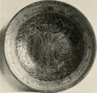 An illustration from Lead glazed pottery. Part first (common clays): plain glazed, sgraffito and slip-decorated wares (1907)