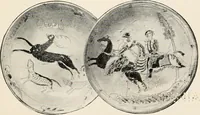 An illustration from Lead glazed pottery. Part first (common clays): plain glazed, sgraffito and slip-decorated wares (1907)