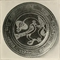 An illustration from Lead glazed pottery. Part first (common clays): plain glazed, sgraffito and slip-decorated wares (1907)