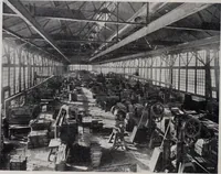 An illustration from Leaf springs, their characteristics and methods of specification; a hand-book of useful information relating to automobile leaf springs, their manufacture, methods of specification, details and characteristics (1912)