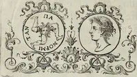 An illustration from Le antiche iscrizioni di Palermo : raccolte, e spiegate sotto gli auspizi dell'eccellentissimo Senato palermitano, grande di Spagna di prima classe (1762)